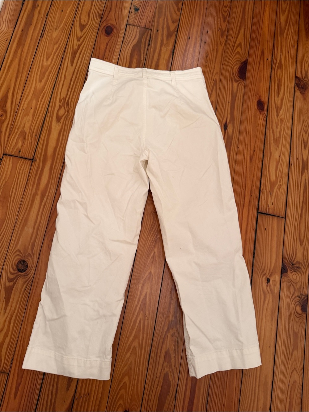 Marine layer Cream women’s Straight-Leg Pants - Picture 3 of 4
